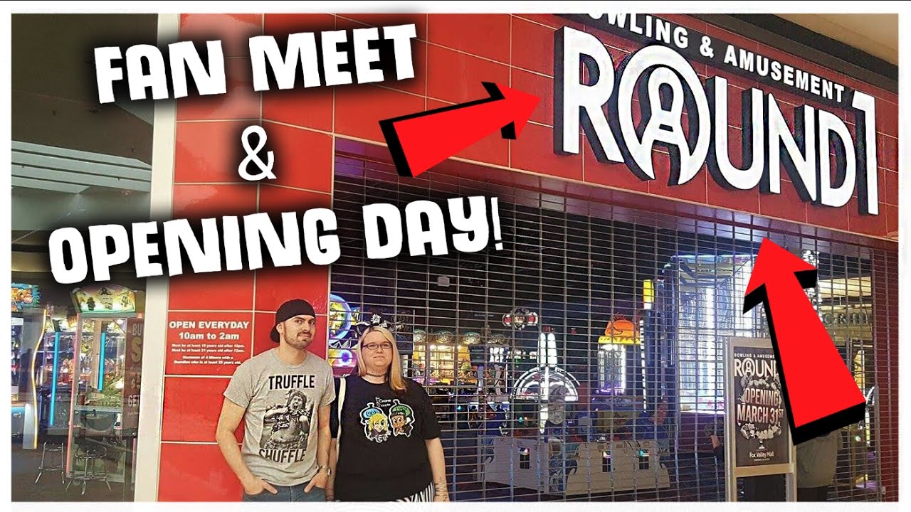 New Round 1 Arcade Opening Day & Fan Meet And Greet! ArcadeJackpotPro