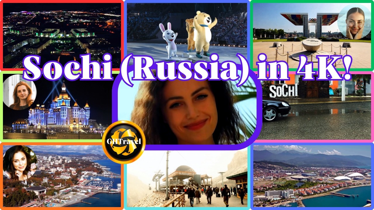 The best aerial views of Sochi (Russia) in 4K!