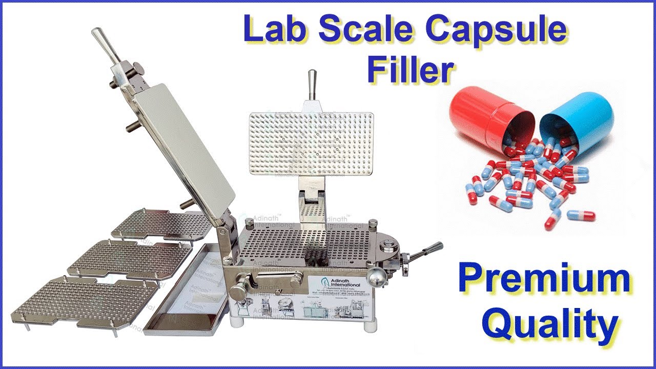 Laboratory Capsule Filling Machine, Lab Scale Capsule Filler