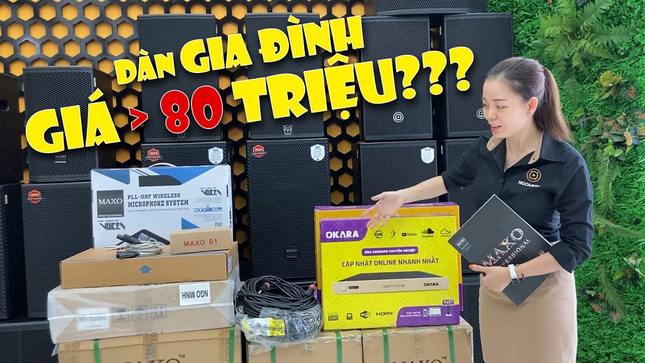 Toàn cảnh lắp đặt dàn KARAOKE GIA ĐÌNH Cao cấp trên 80 triệu cho Đại gia Sài Gòn| MAXO Audio