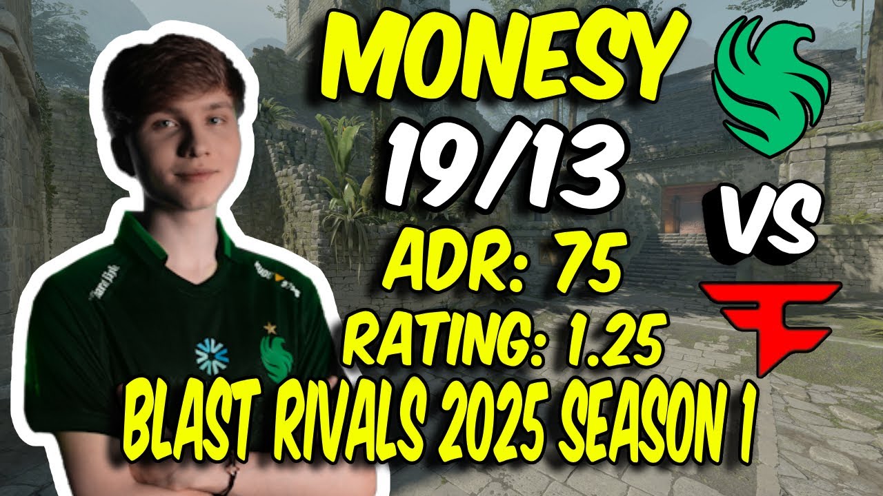 CS2 POV Falcons m0NESY (19/13) vs FaZe (Ancient) @ BLAST Rivals 2025 Season 1