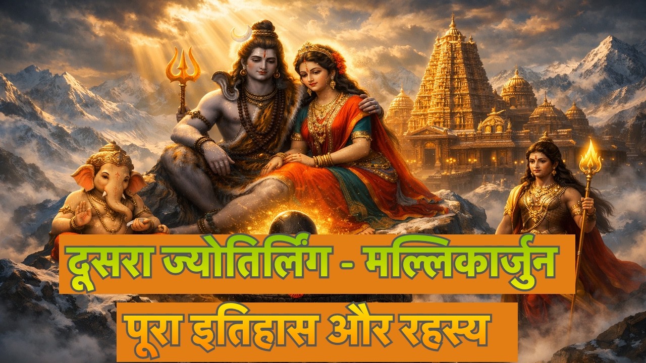 12 ज्योतिर्लिंग में दूसरा – मल्लिकार्जुन का रहस्य | श्रीशैलम धाम की दिव्य कथा!