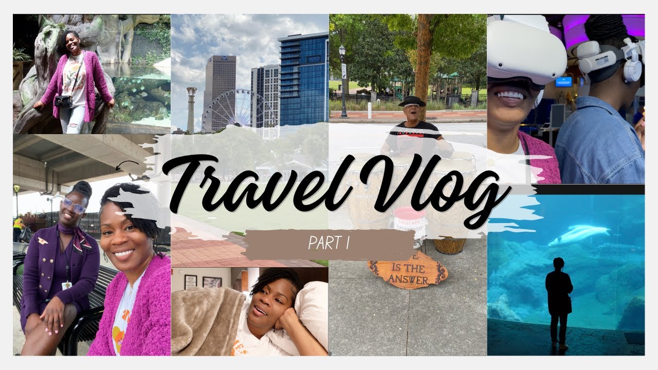 TRAVEL VLOG | City Hopping With My Flight-Attendant Sister | Georgia Aquarium, Sightseeing & more