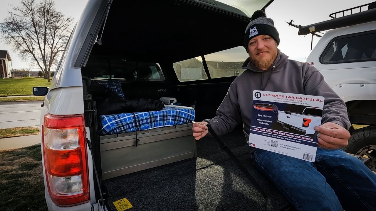 Tailgate Seal & Lift Strap Install On My Truck Camper Project