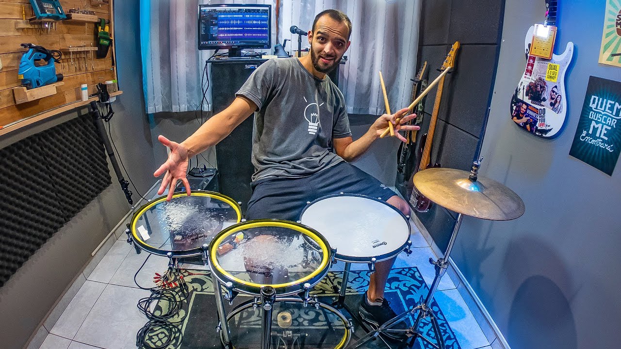 BATERIA ACÚSTICA SEM CORPO, COMO FUNCIONA ?