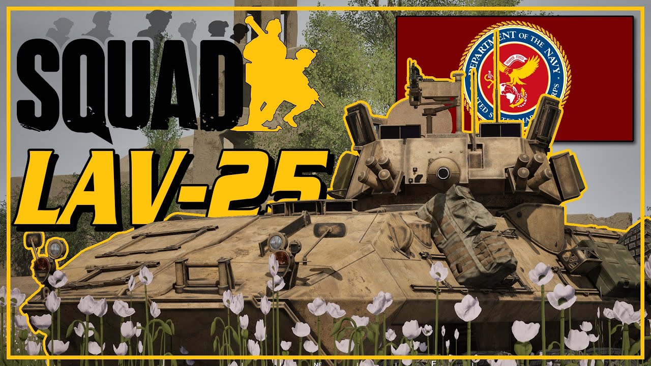 Fighting PMC in CHORA with the LAV-25 | Squad Armour Gameplay