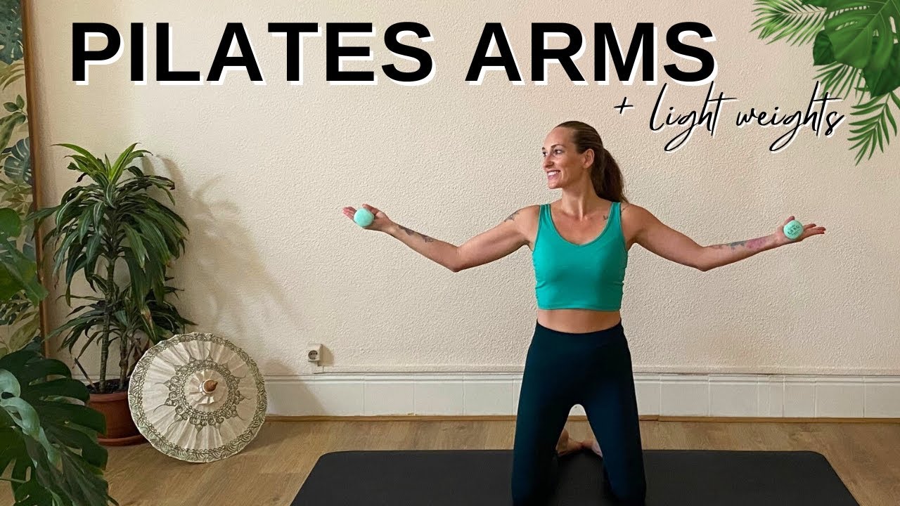 💪 13 min Pilates Arm Workout with Light Weights | Kneeling Edition 🔥