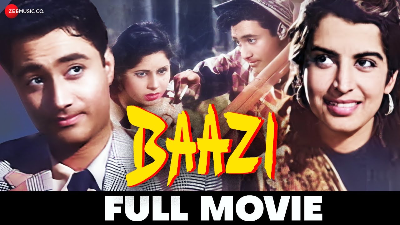 बाज़ी Baazi (1951) - Full Movie | Dev Anand, Geeta Bali, Kalpana Kartik | Guru Dutt