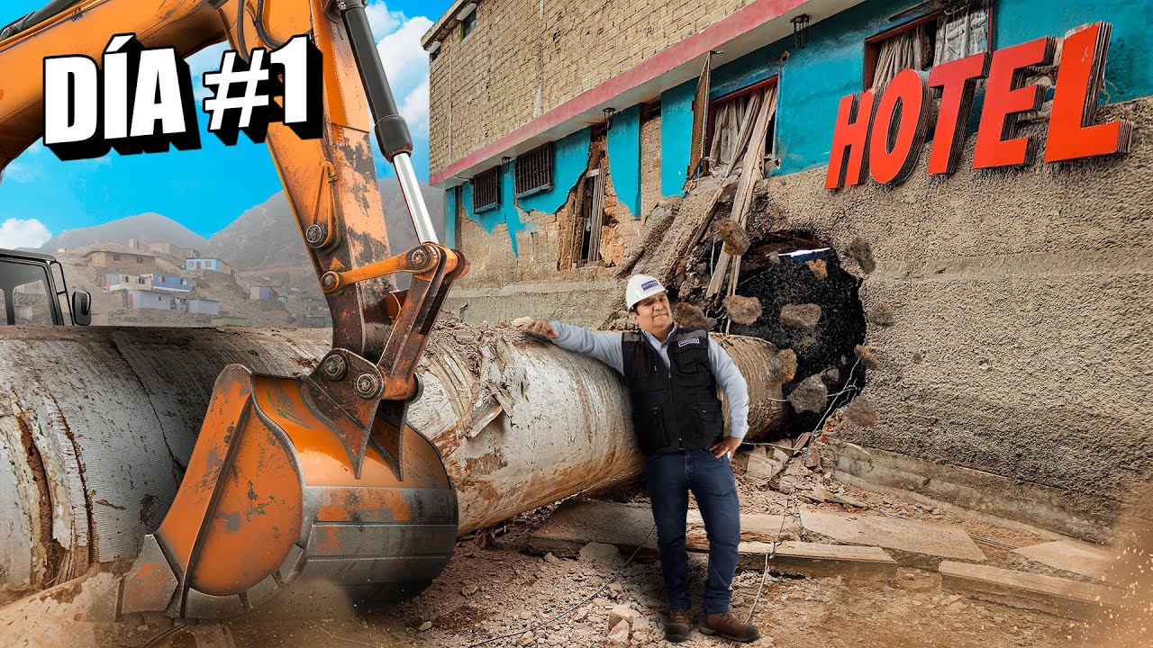 🚨¡SITUACIÓN CRÍTICA!⚠️ RECONSTRUCCIÓN DE HOTEL 🏗️