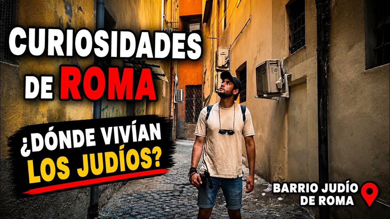 EL GUETO de ROMA, de AQUÍ enviaron JUDÍOS a los CAMPOS de CONCENTRACIÓN