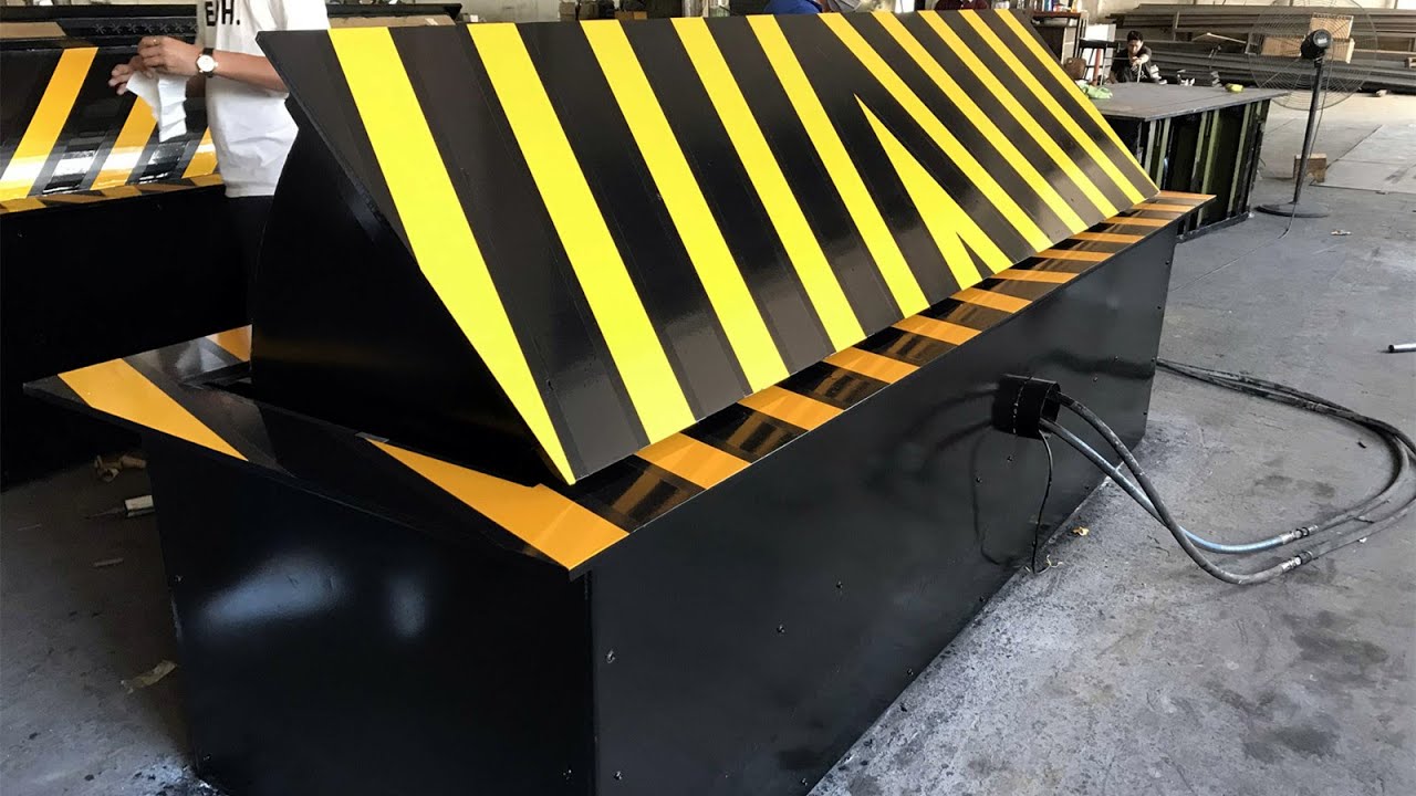 Anti-terrorist heavy-duty automatic road blocker - Mairsturnstile.com
