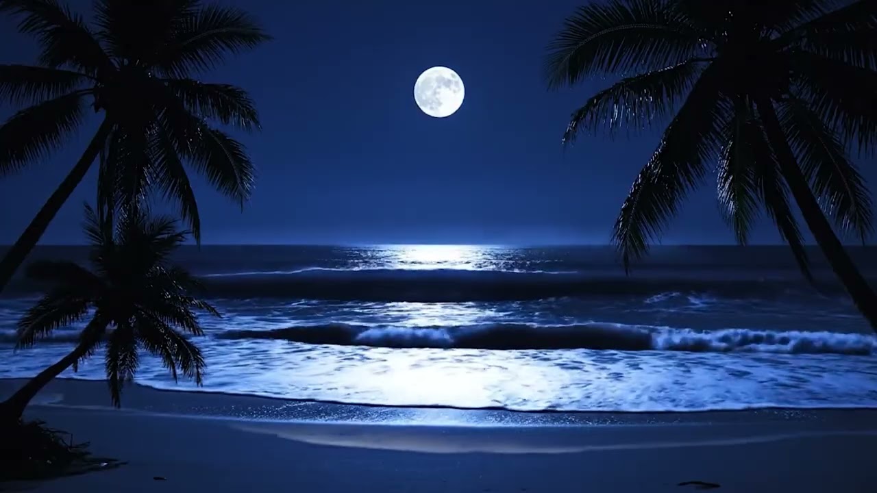 Ocean Waves Sleep Sounds with Piano – Restful Sleep & Relaxing Music