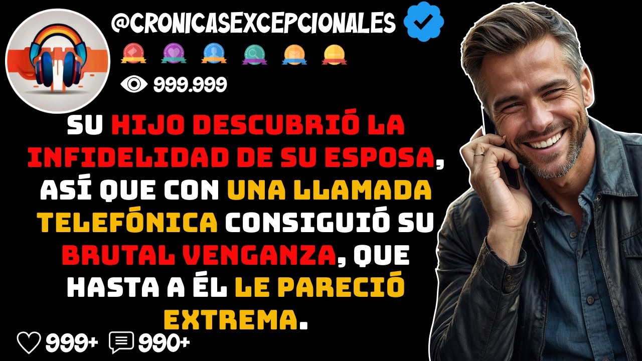 Su HIJO Descubrió la Infidelidad de su Esposa, así que con una Llamada Telefónica Consiguió su ...