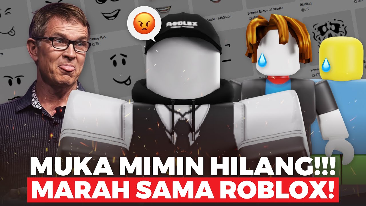 MUKA MIMIN DIHAPUS SAMA ROBLOX!! KAKEK DAVID BIKIN PLAYER KESEL!!