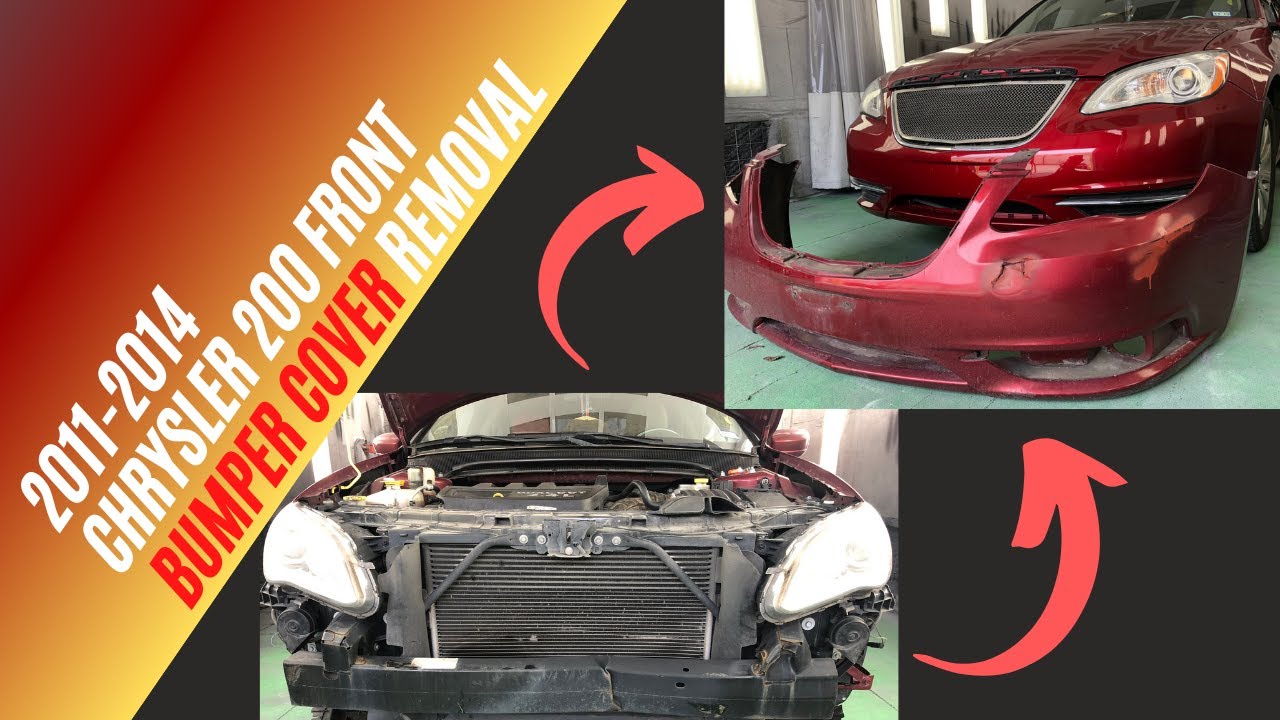 How to remove a 2011-2014 Chrysler 200 Front Bumper Cover