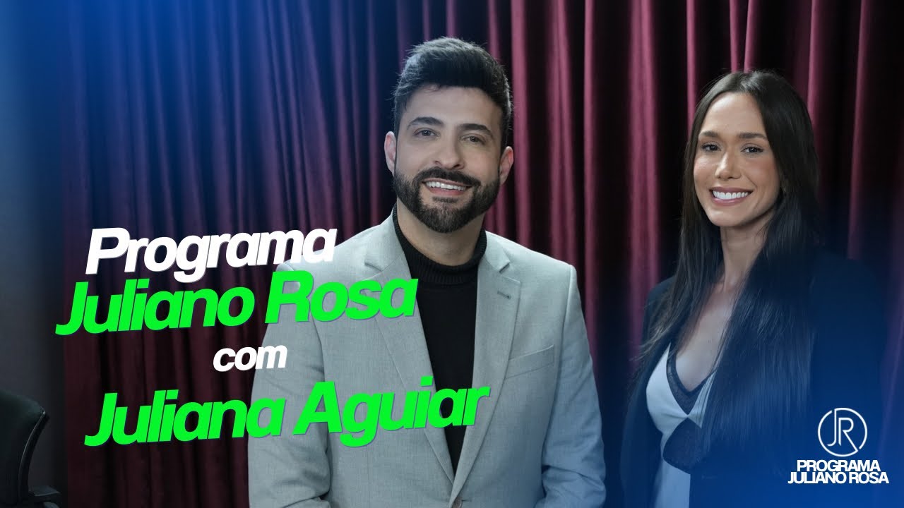 Programa Juliano Rosa - Juliana Aguiar
