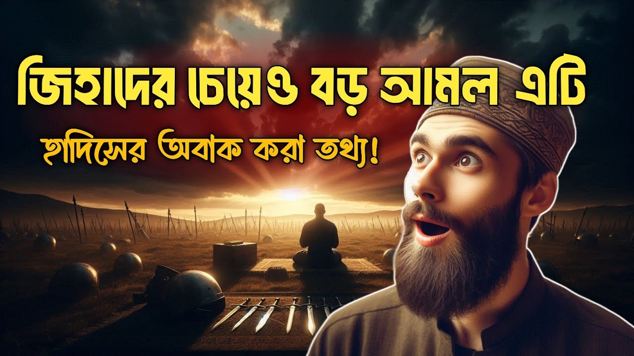 জিহাদের চেয়েও বড় আমল কোনটি? হাদিসের অবাক করা তথ্য! যে আমল করলে আল্লাহ সবচেয়ে বেশি খুশি হন।