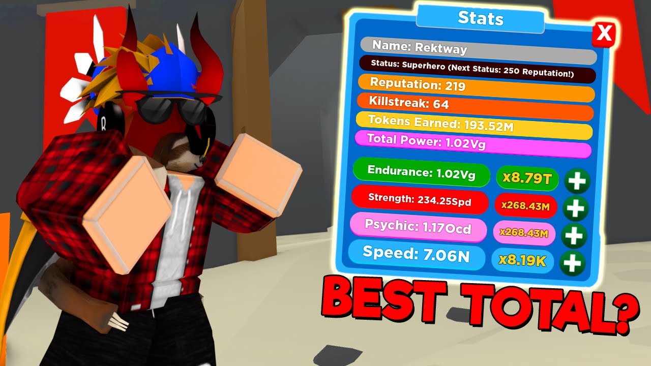 We Hit INSANE Amount of Total POWER... (ROBLOX SUPER POWER FIGHTING SIMULATOR)