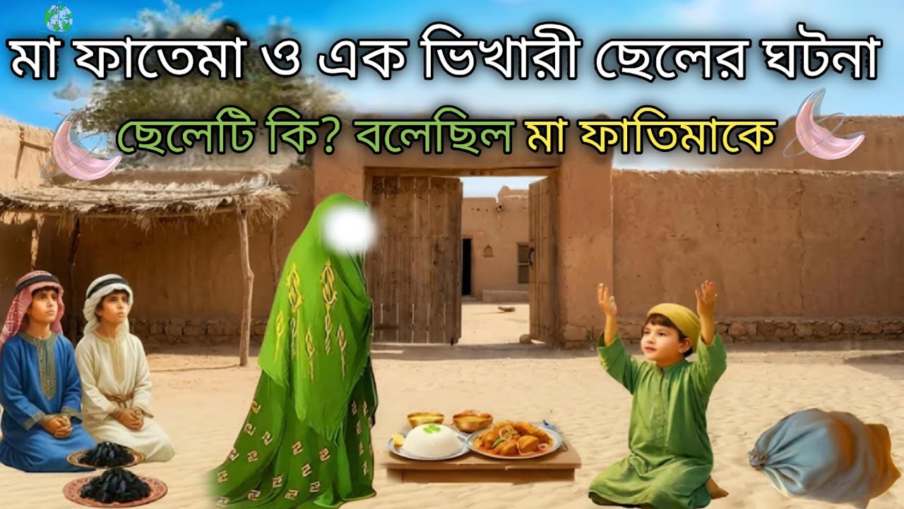মা ফাতেমা ও এক ভিখারী ছেলের  কাহিনী,#islamic_story#new_story_video_live