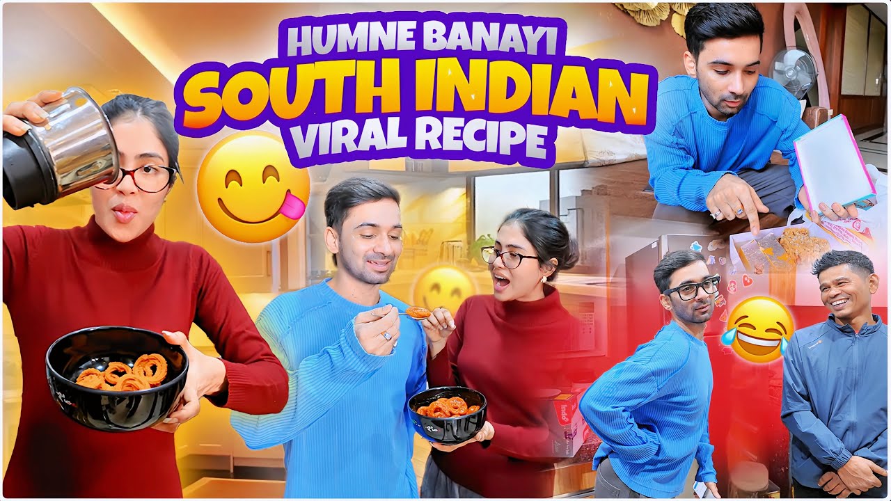 Humne banayi South Indian viral recipe 