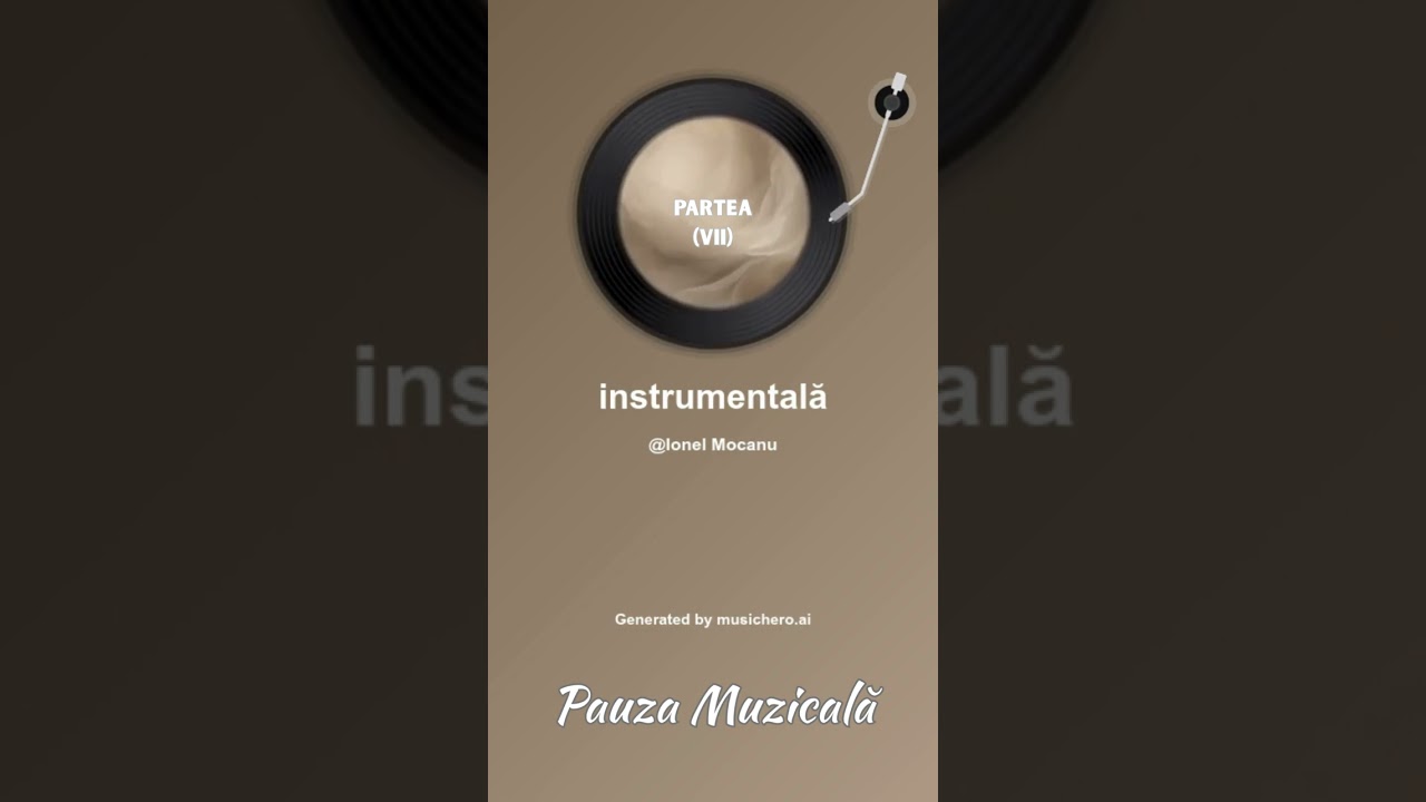 Instrumentală – Partea (7) Horă tradițională cu vioară & acordeon Creată cu AI–Sunetul viitorului!