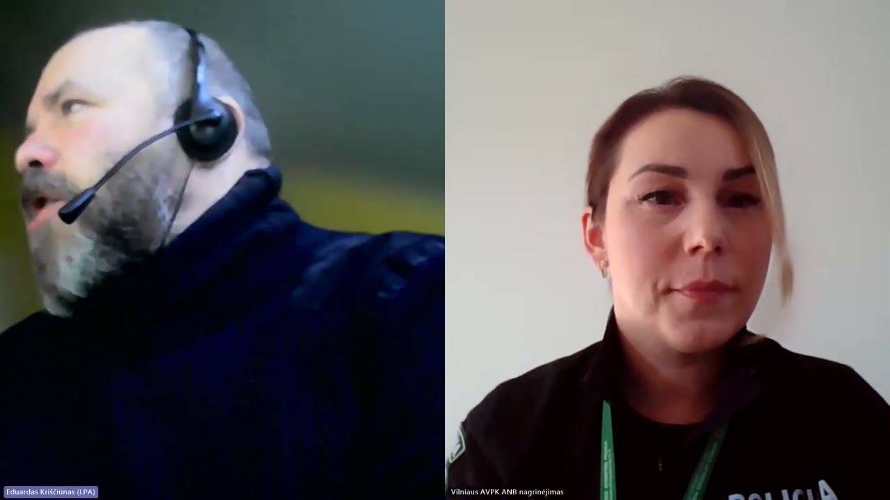 Bylos ROIK 23206456677 dėl filmavimo ir Andžej įžeidimo nagrinėjimas policijoje 2023-11-22