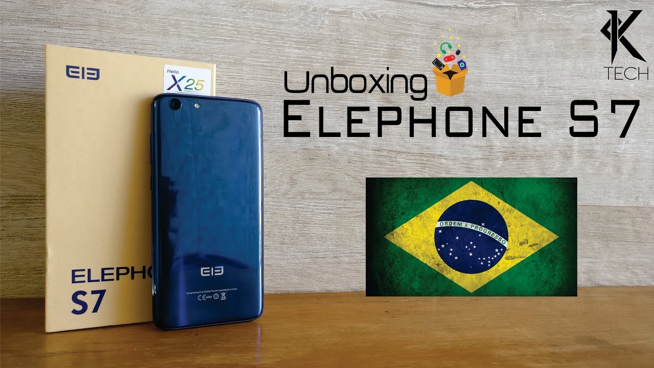 Unboxing Elephone S7 - Um dos smartphones mais lindo que já vi
