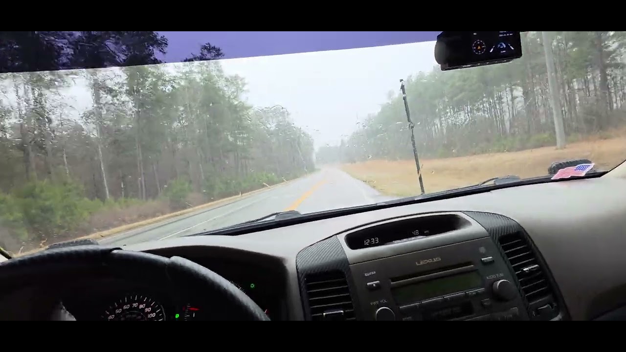 Ice Storm Reporting From Crawfordville, Georgia 