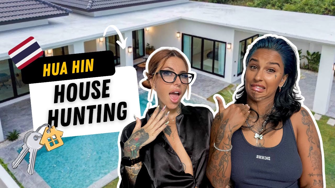 Checking out 8 villas in Hua Hin, Thailand 🏠🇹🇭 | Rental hunting Vlog