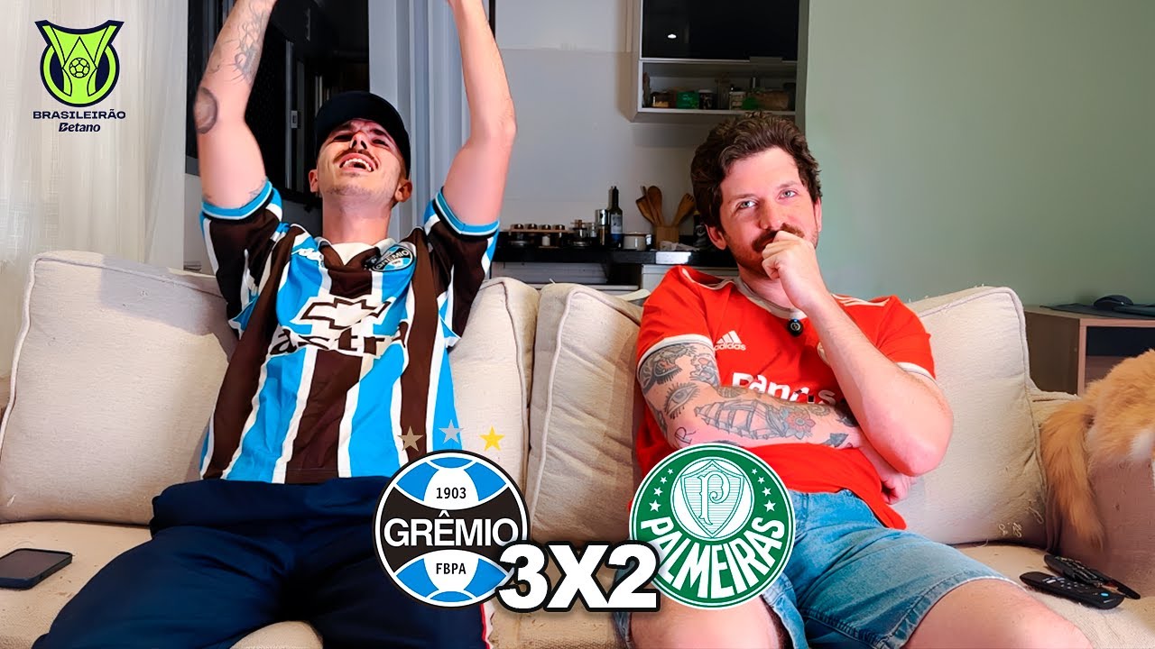 REACT GRENAL - Grêmio 3 x 2 Palmeiras - BRASILEIRO 2025