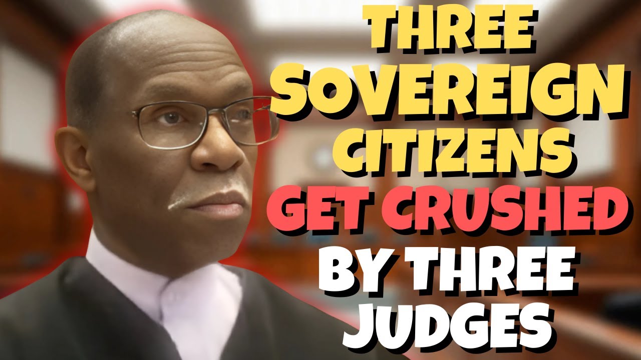 Three Judges Go HEAD-TO-HEAD with Three Sovereign Citizens in Court!