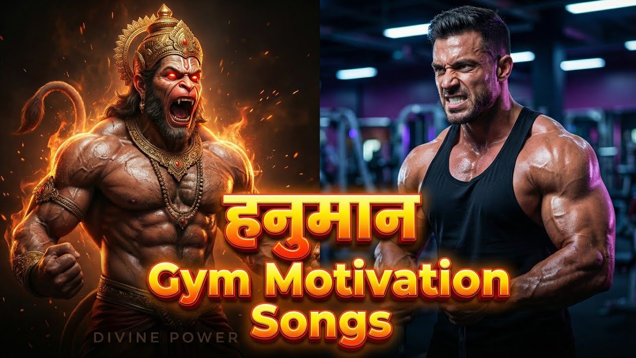 Best Hanuman Gym Songs 🔥 | Bajrangbali Motivation Music | Power Workout Mix