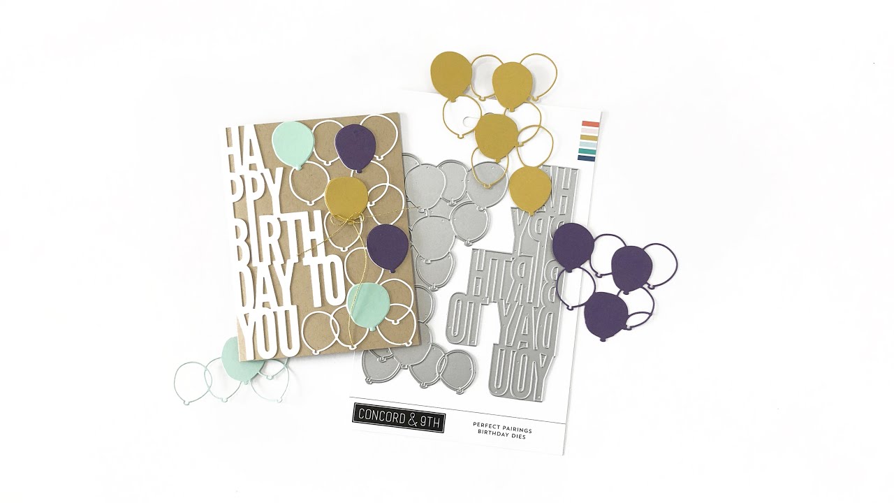 Birthday Perfect Pairings Dies