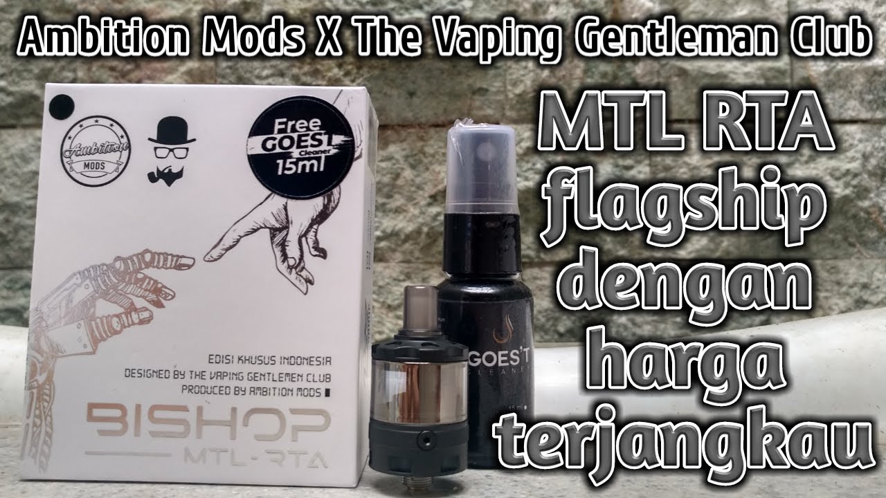Bishop MTL RTA by Ambition Mods X The Vaping Gentleman Club