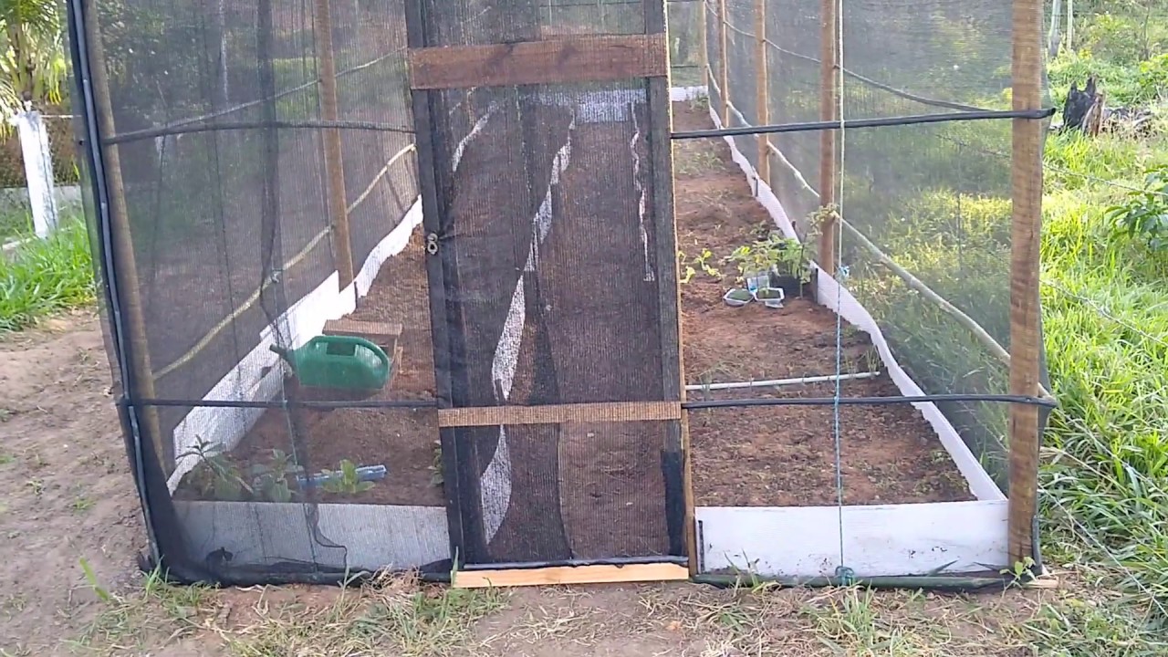 Cobertura telada para a produção agroecológica de hortaliças em sistema de cultivo protegido
