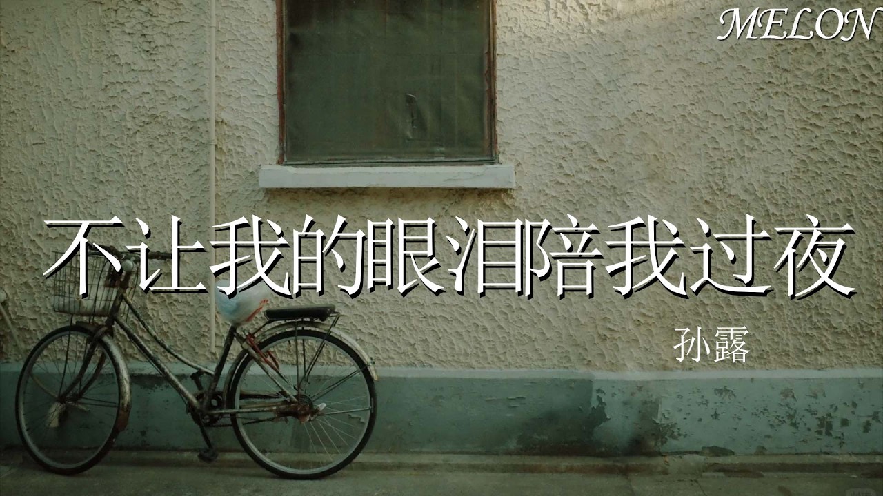 不讓我的眼淚陪我過夜 - 孫露 | bu rang wo de yan lei pei wo guo ye - sun lu