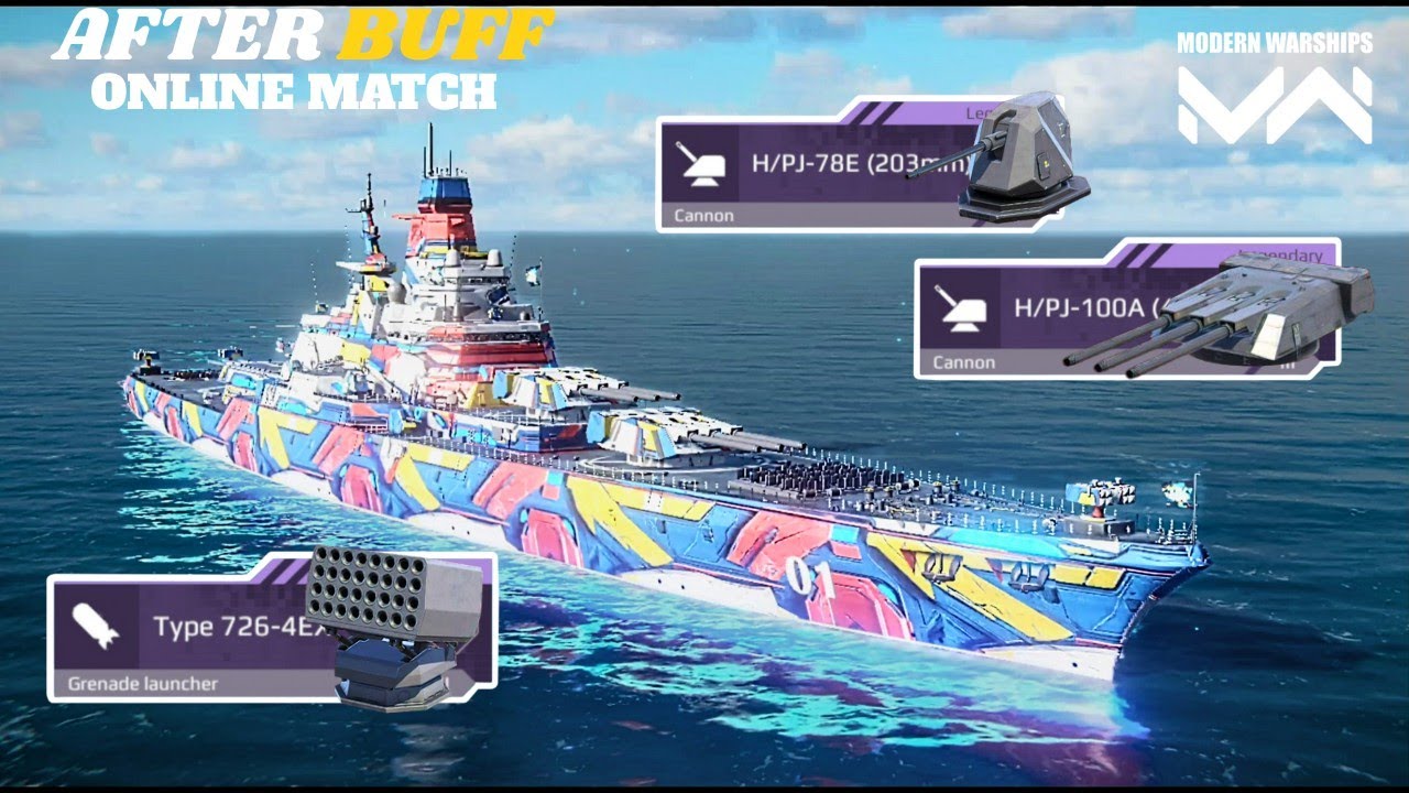 CN HUAQING ( BBE-01) - After buff online gameplay match 🔥- modern warships