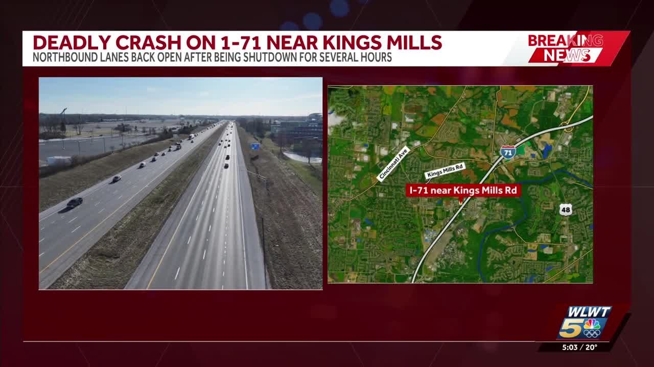 I-71 reopens hours after fatal crash shuts down highway