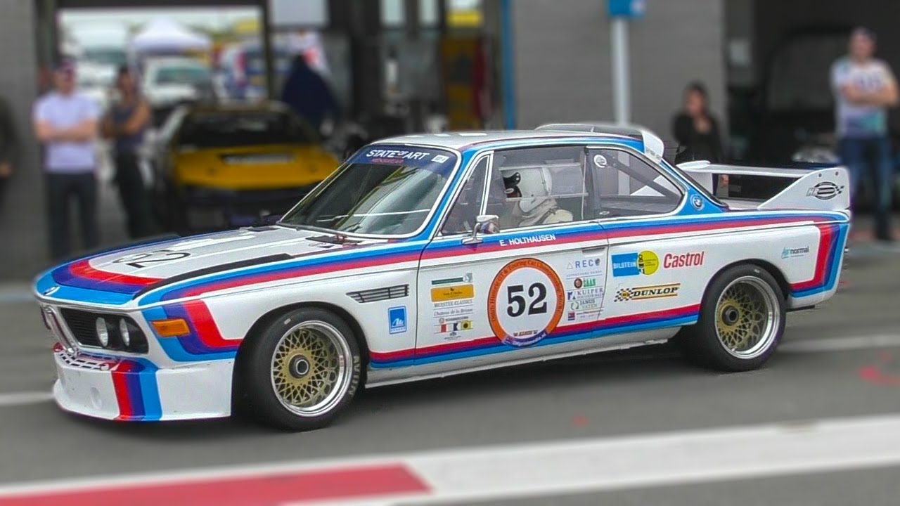 BMW E9 3.0 CSL- PURE SOUNDS on the track!