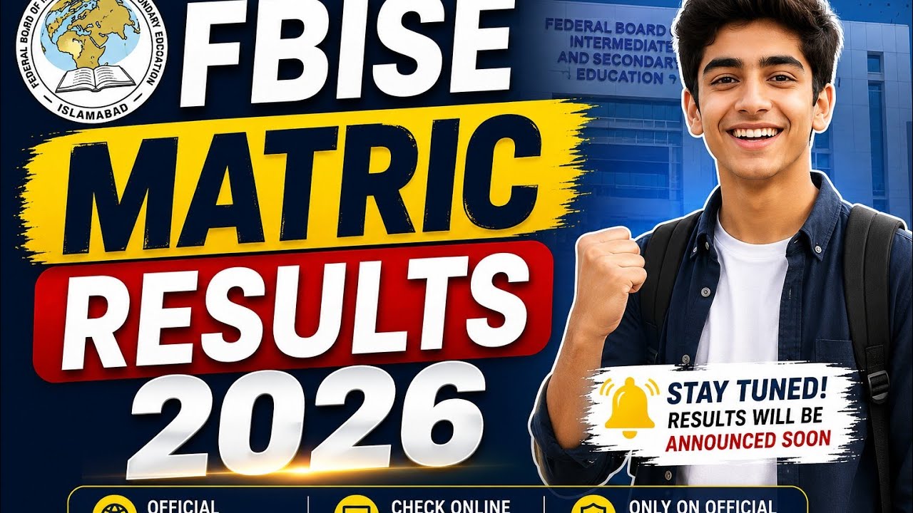 FBISE Matric Results 2026 || FBISE Matric Result Date 2026