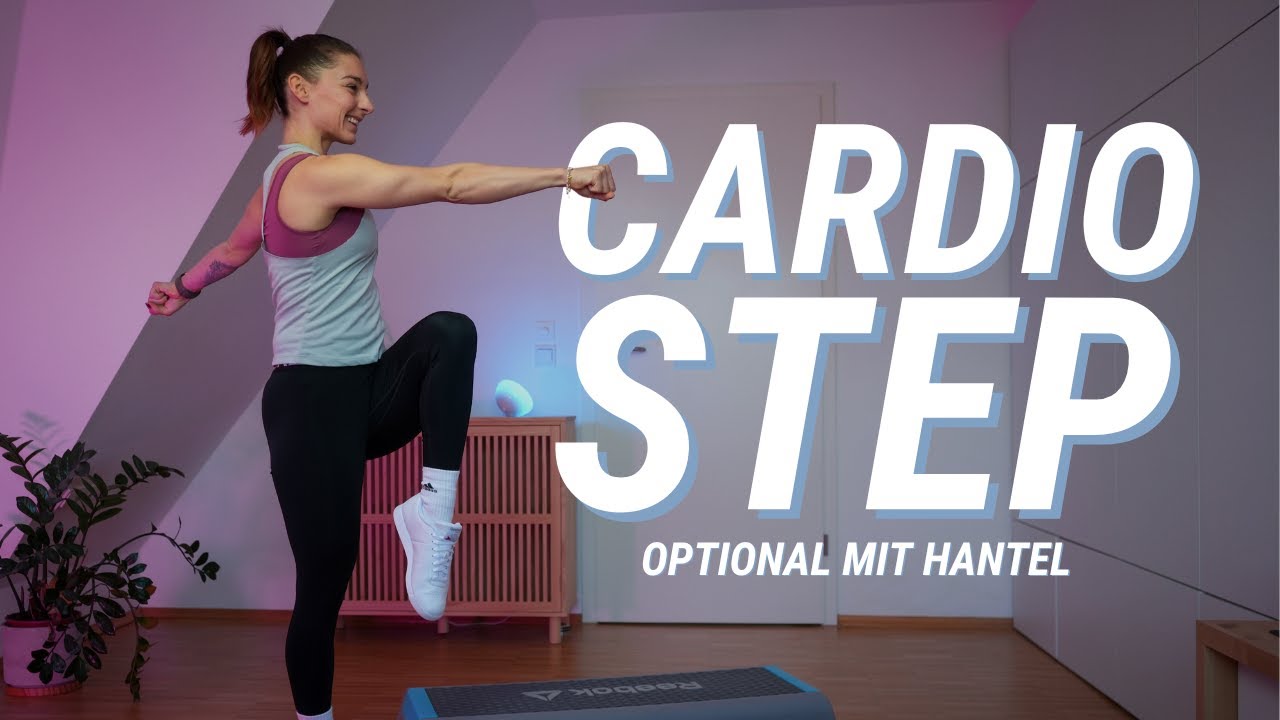 Step Cardio | Add On Methode | Step Aerobic Beginner | optional Hantel | Step Warm Up | 125 bpm
