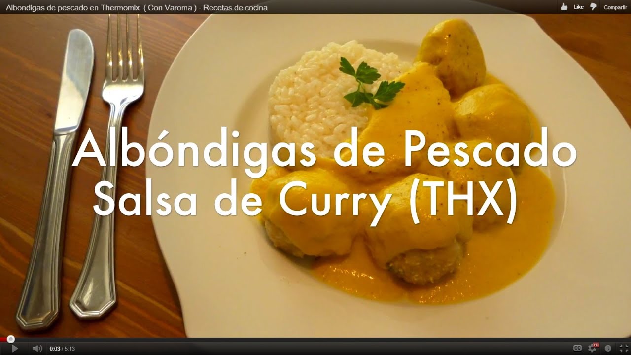 Albondigas de pescado en Thermomix  ( Con Varoma ) - Recetas de cocina ✅