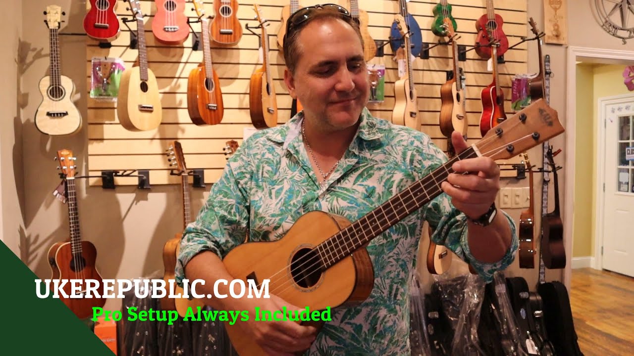 Kala KA-SCAC-B Cedar Acacia Baritone Ukulele