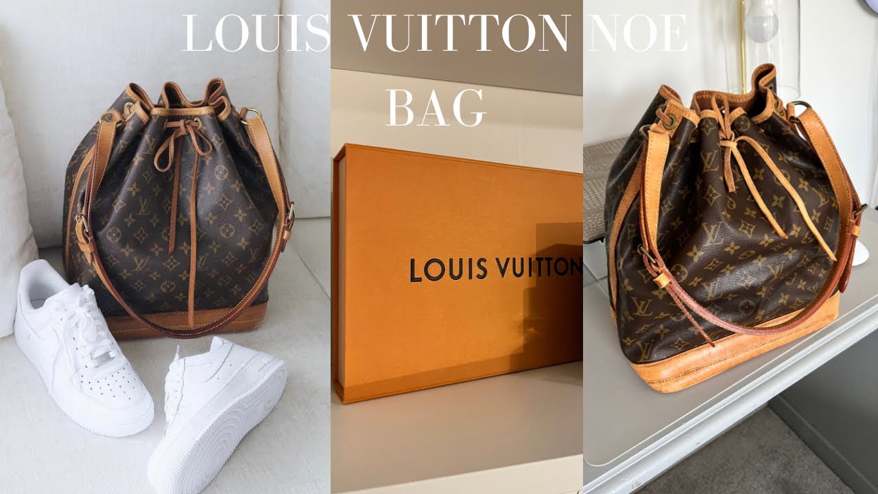 LOUIS VUITTON VINTAGE NOE BAG & WHATS IN MY BAG | EBAY FIND | Life with Lou