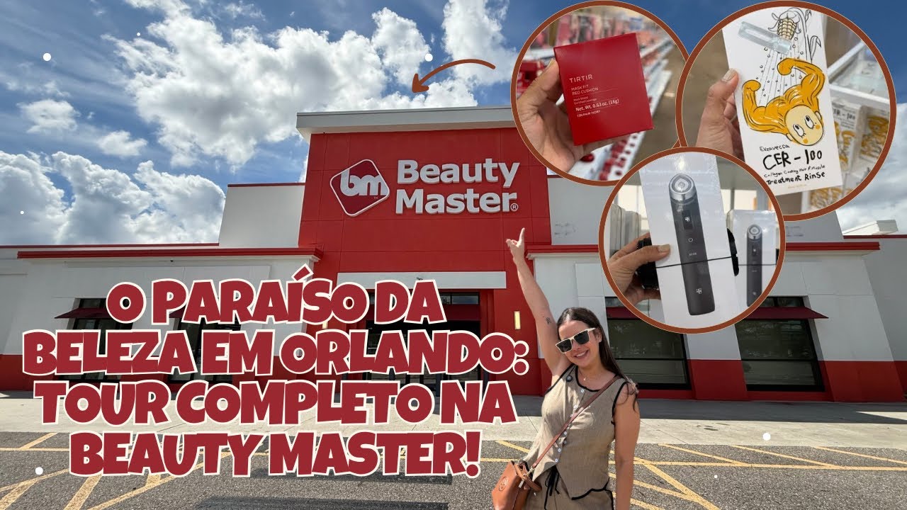 O PARAÍSO da beleza em Orlando: Tour completo na Beauty Master!