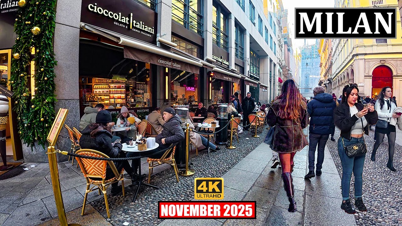 30 November 2025 MILAN 🇮🇹 ITALY 4K HDR STREET WALKING TOUR ✨ | BEAUTIFUL SUNNY DAY 🌞  WALK🚶