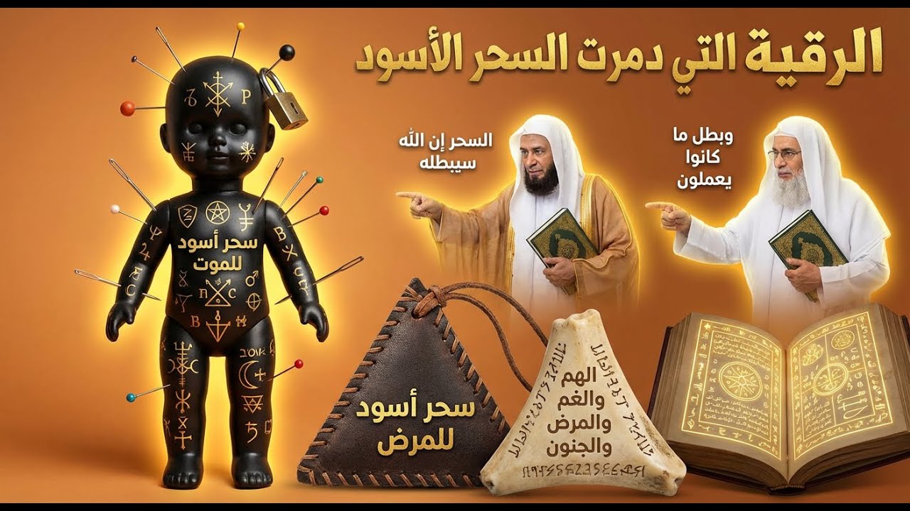 شاهد قوة هذه الرقية أقوى رقية شرعية دمرت السحرالأسود المدفون المرشوش الماكول المشروب دمرت خدام السحر