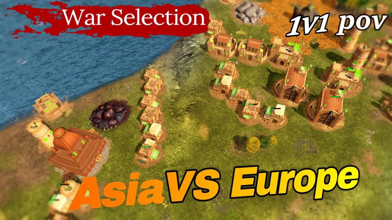 War Selection - 1v1 Ranked Asia Vs Europe - Tough match