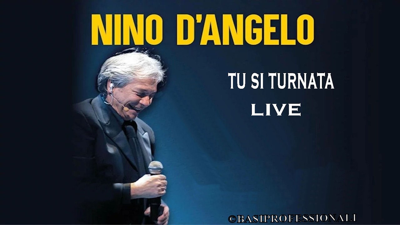 NINO D'ANGELO★TU SI TURNATA★KARAOKE(NEW LIVE VERSION)