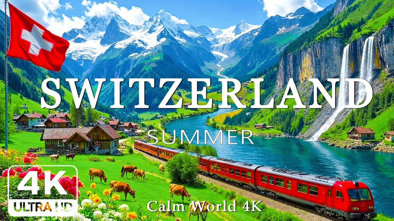Switzerland 4K | Unreal Nature – Epic Alps, Swiss Villages & Crystal-clear Lakes-4K Ultra Video UHD